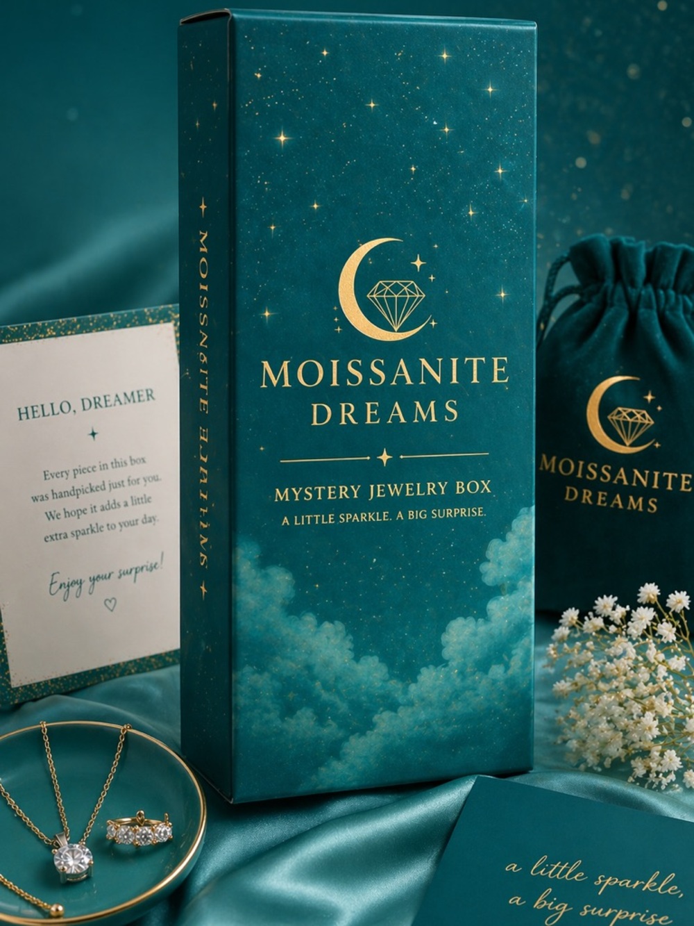 Moissanite Dreams Mystery Jewelry Box - Picture 3 of 3